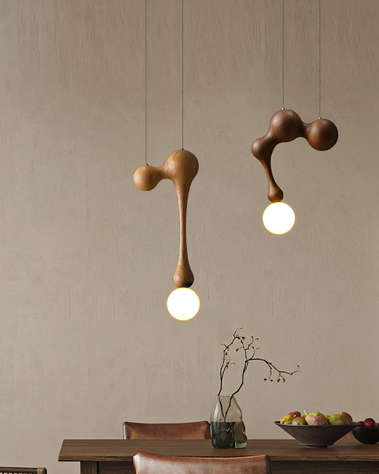 Jenna Wooden Pendant Lamp - Blowlighting