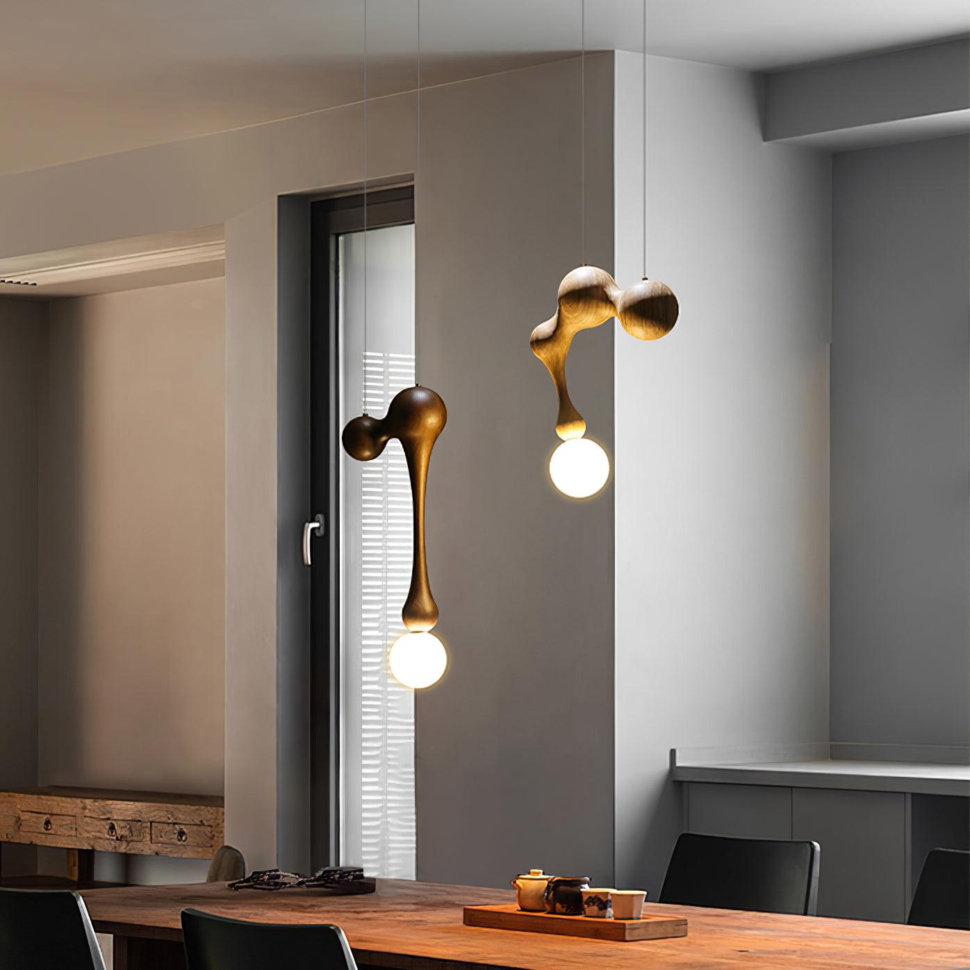 Jenna Wooden Pendant Lamp - Blowlighting