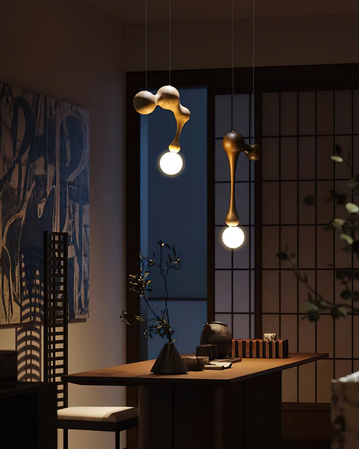 Jenna Wooden Pendant Lamp - Blowlighting
