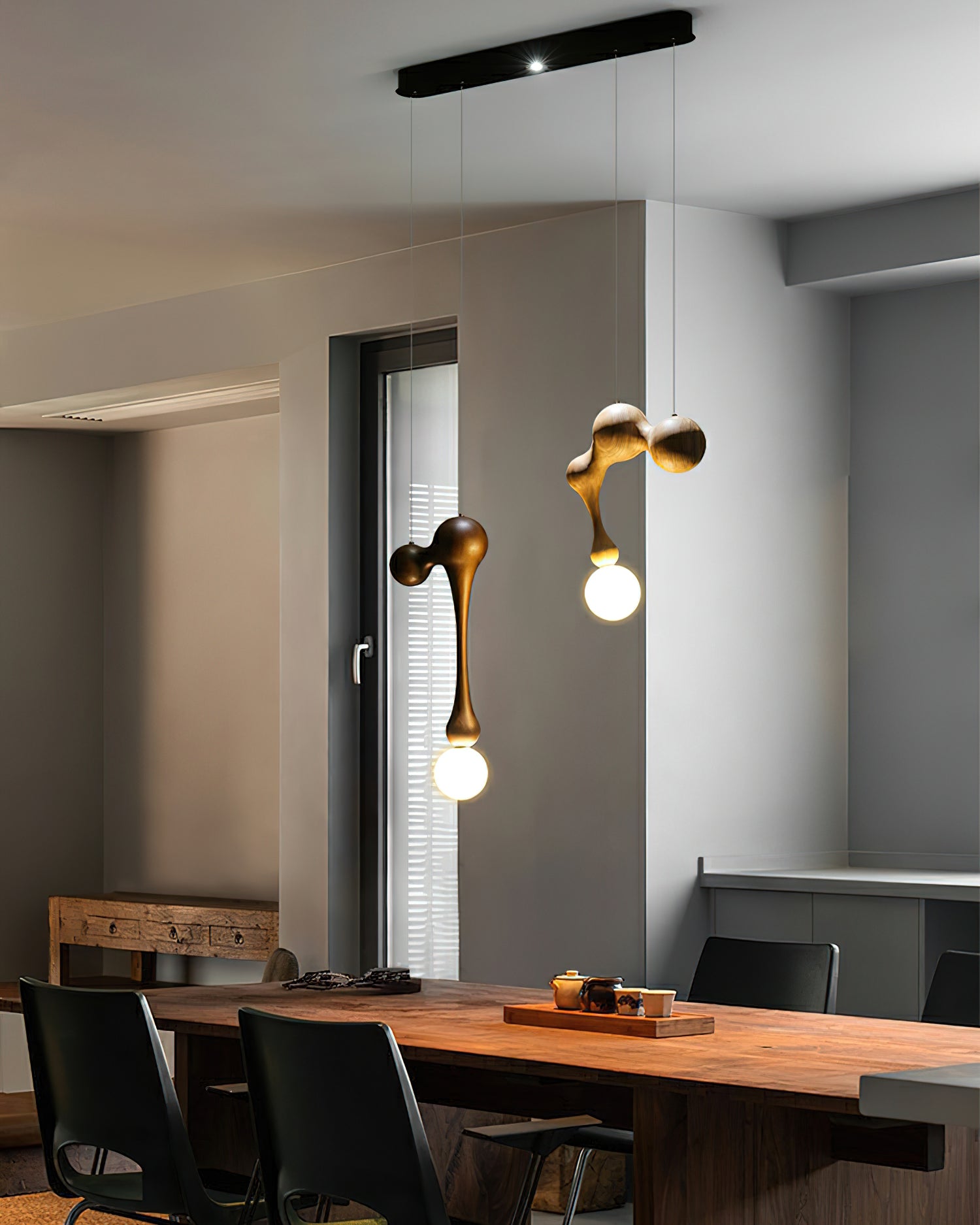 Jenna Wooden Pendant Lamp - Blowlighting