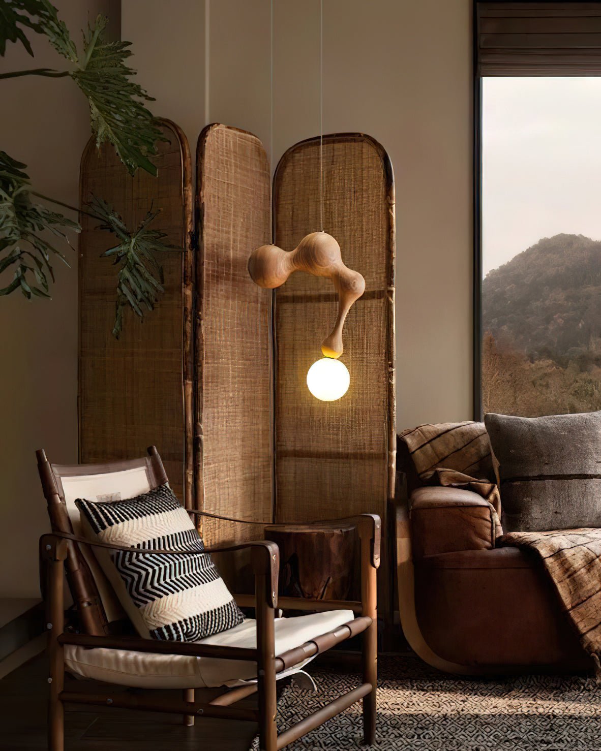 Jenna Wooden Pendant Lamp - Blowlighting