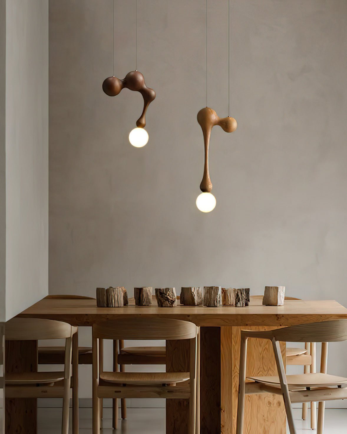 Jenna Wooden Pendant Lamp - Blowlighting