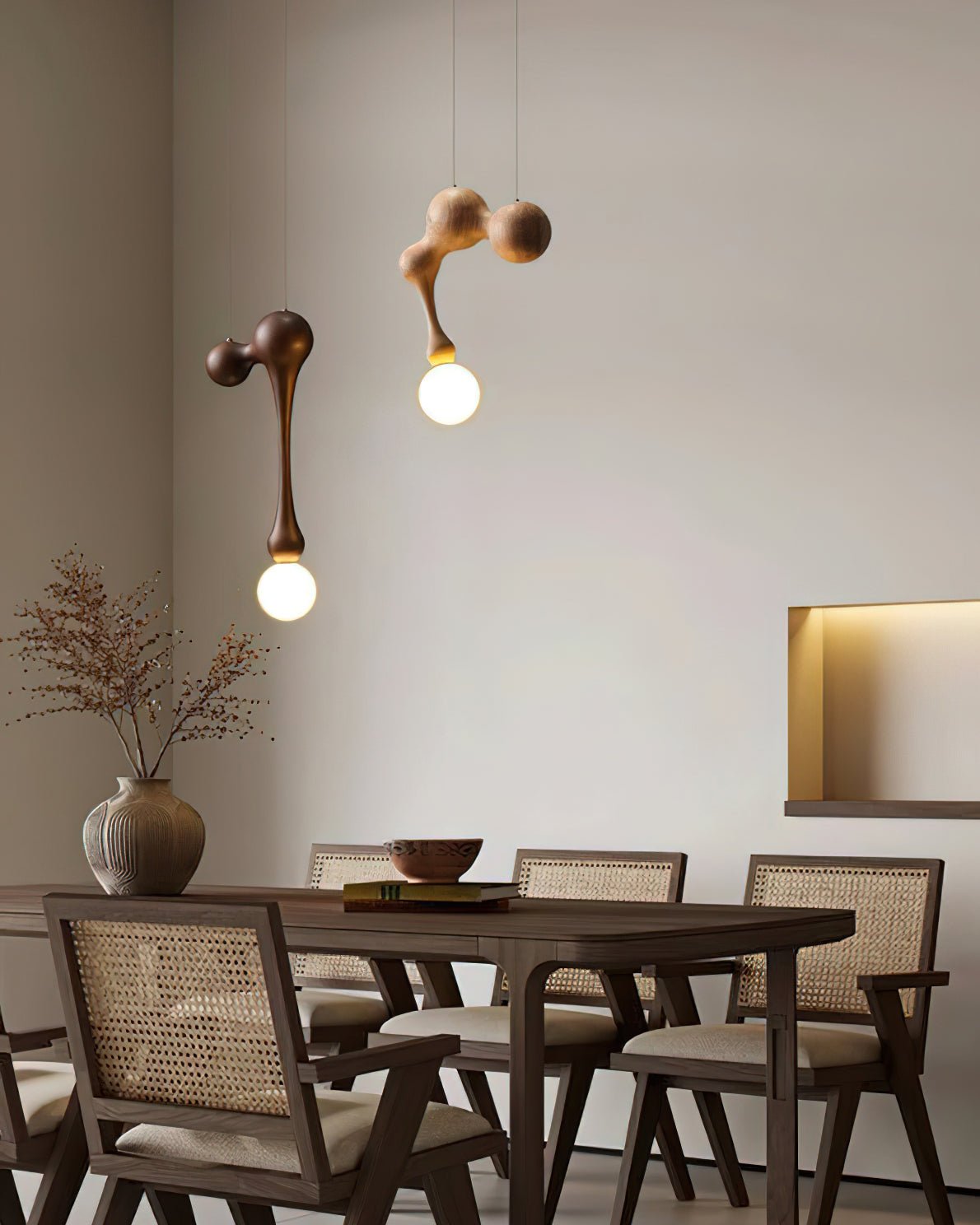 Jenna Wooden Pendant Lamp - Blowlighting