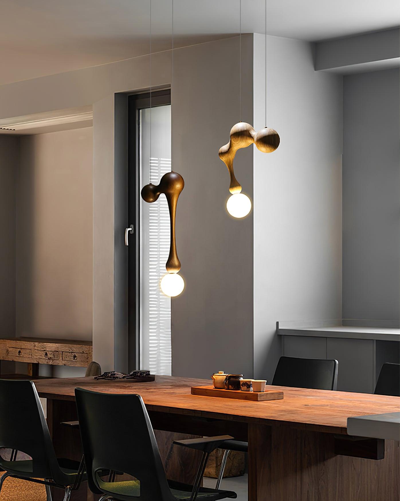Jenna Wooden Pendant Lamp - Blowlighting