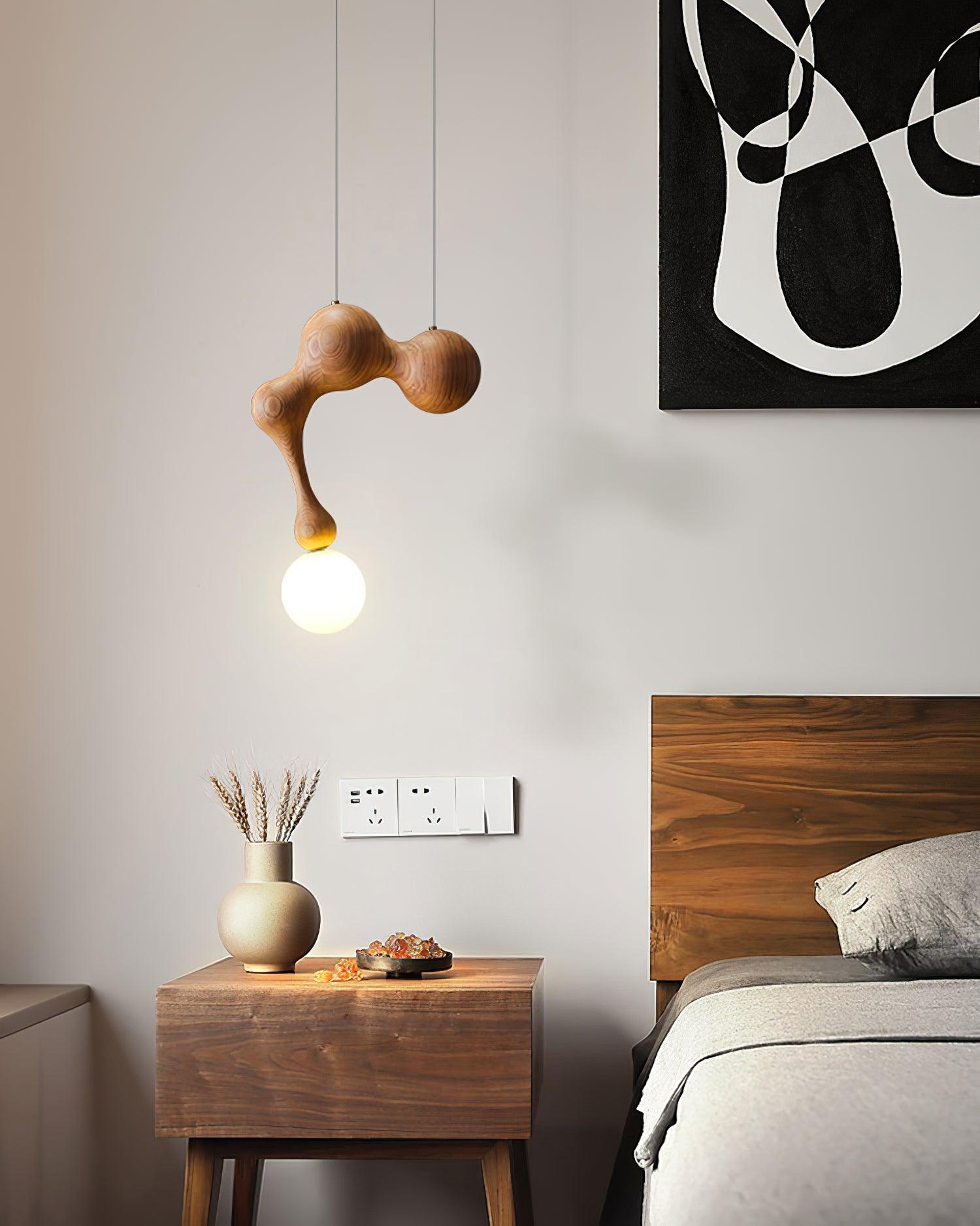 Jenna Wooden Pendant Lamp - Blowlighting