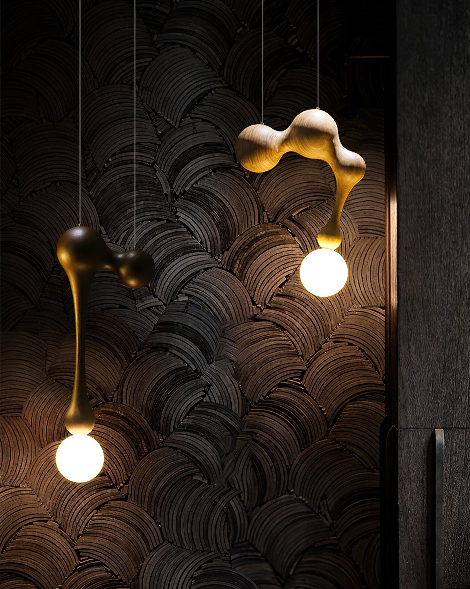 Jenna Wooden Pendant Lamp - Blowlighting