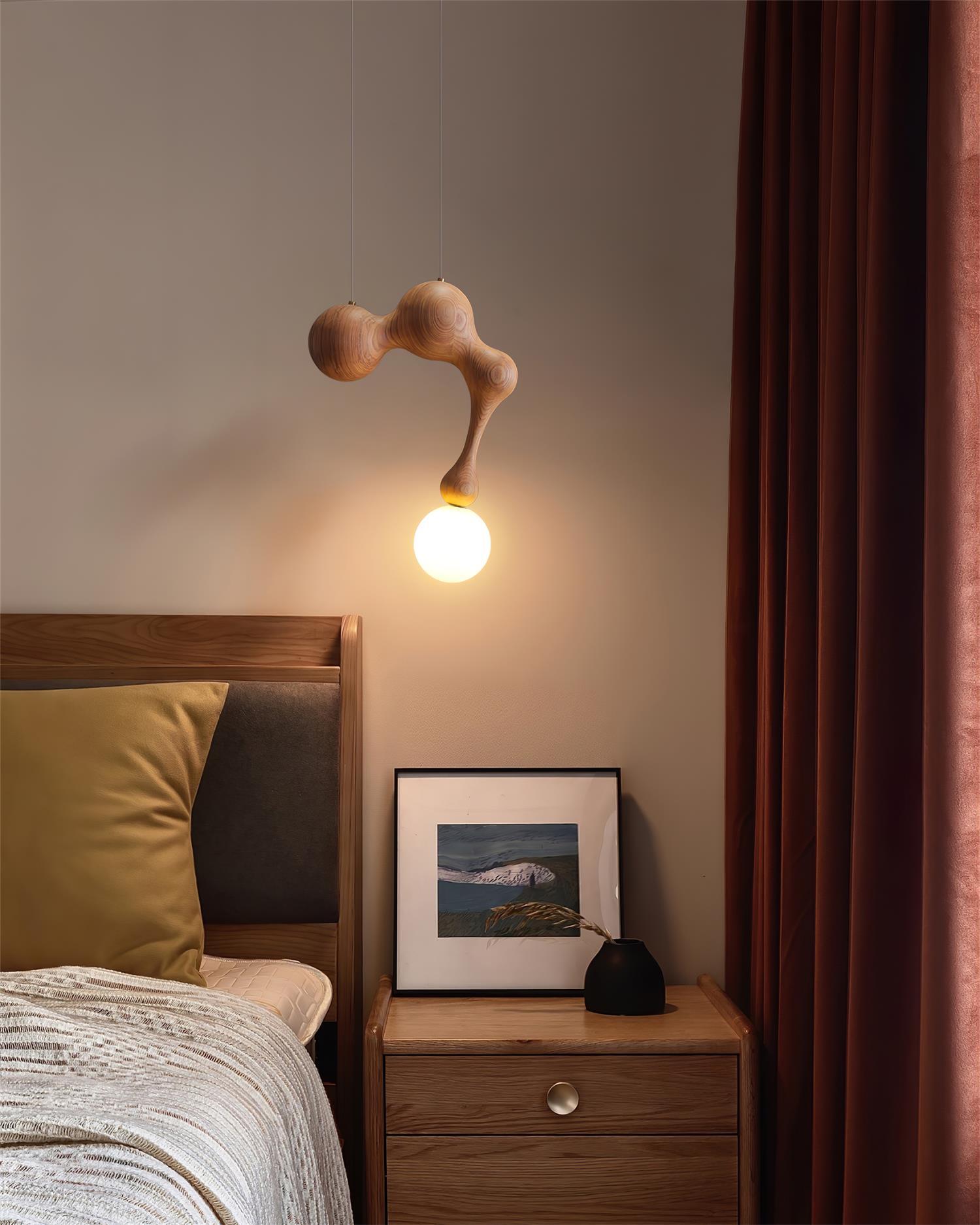 Jenna Wooden Pendant Lamp - Blowlighting