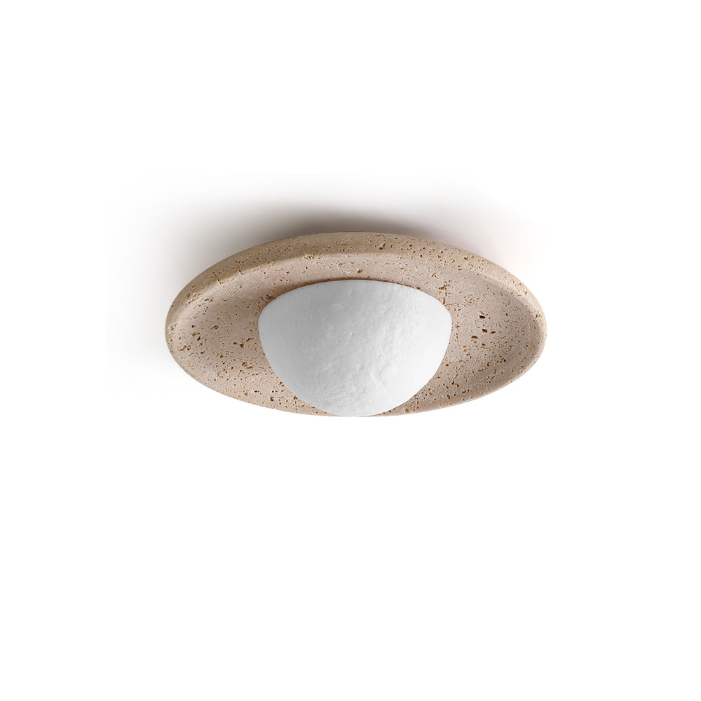 Jenny Wabi-Sabi Travertine Ceiling Light