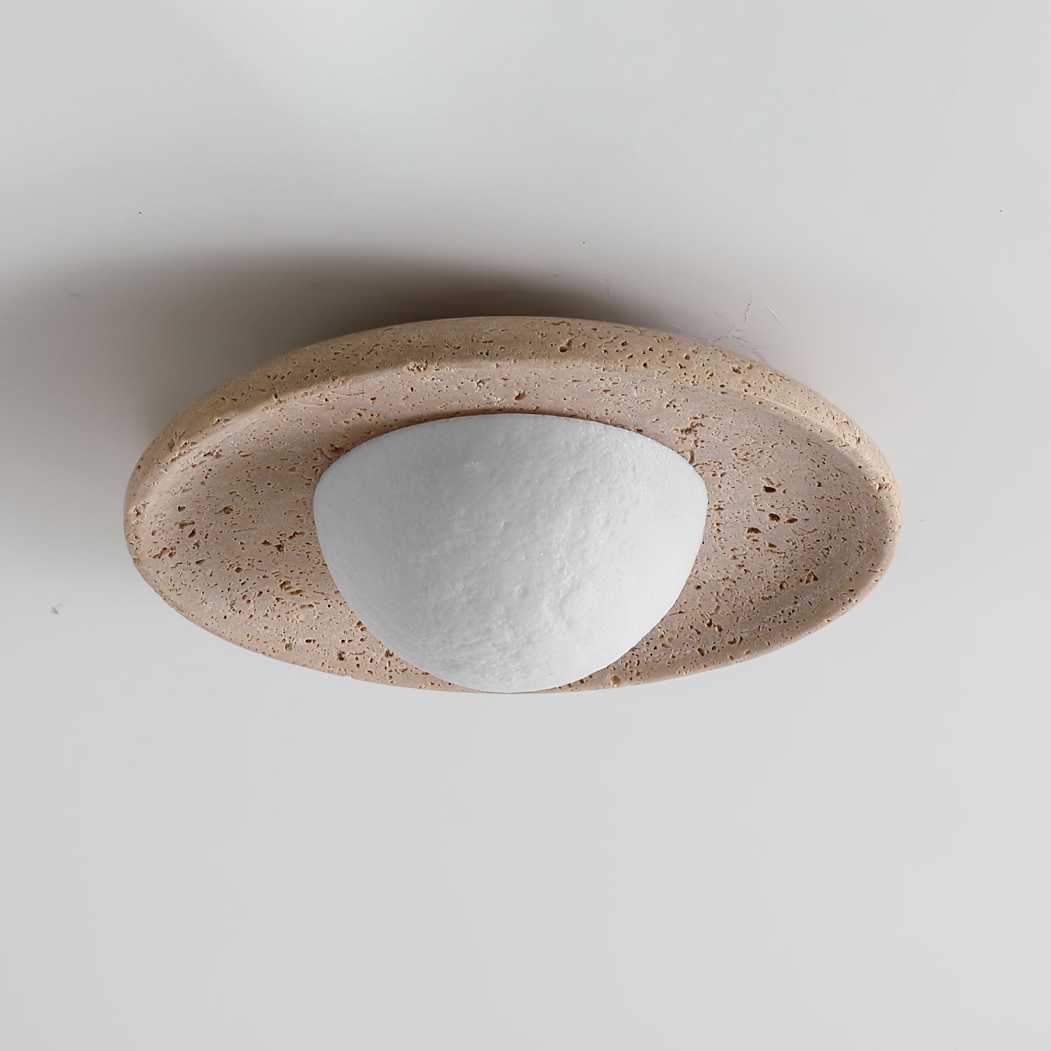 Jenny Wabi-Sabi Travertine Ceiling Light