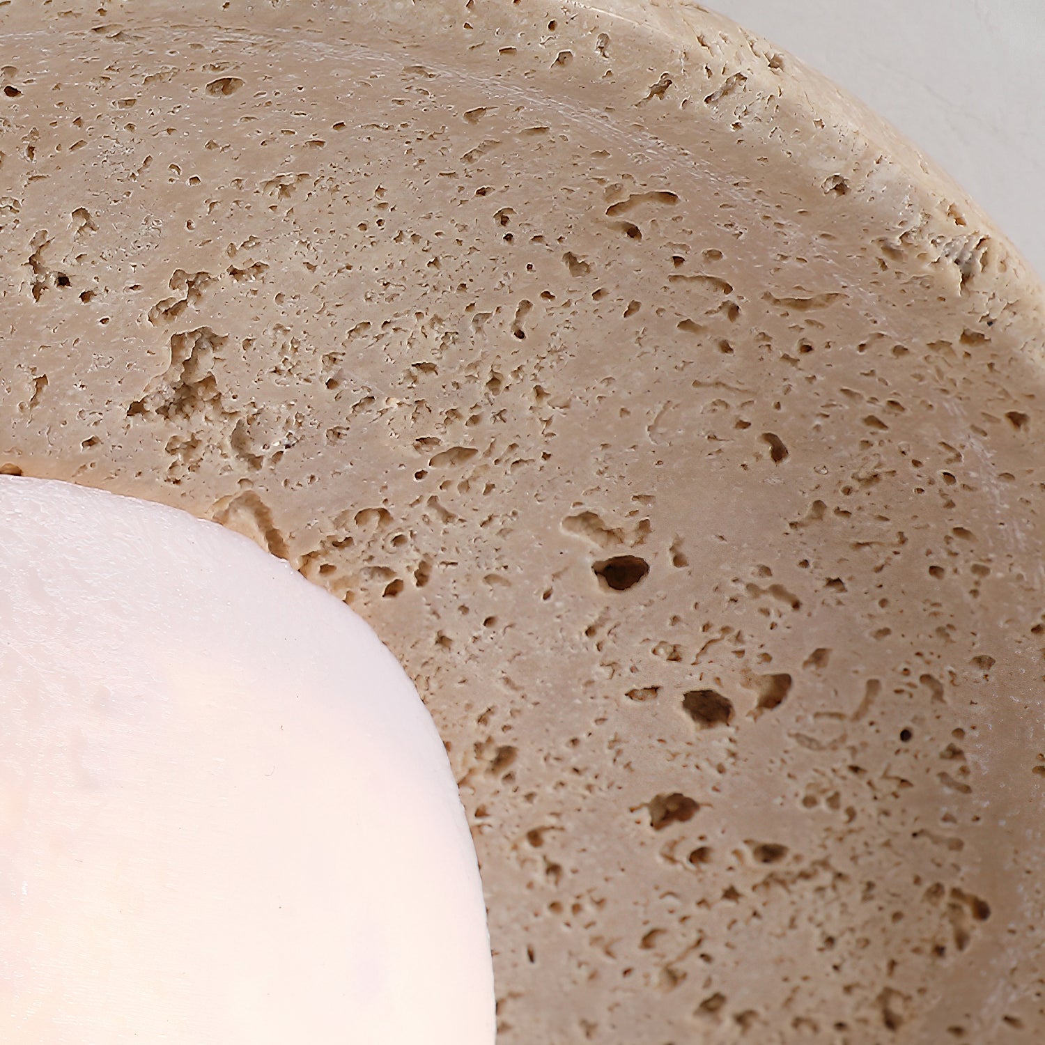 Jenny Wabi-Sabi Travertine Ceiling Light