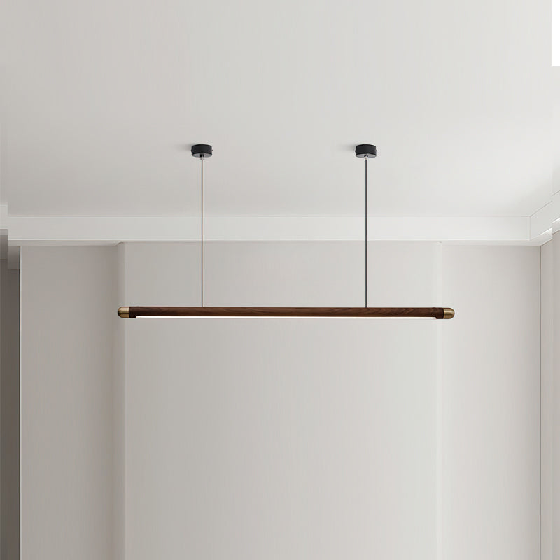 Joist Minimalist Wood Chandelier