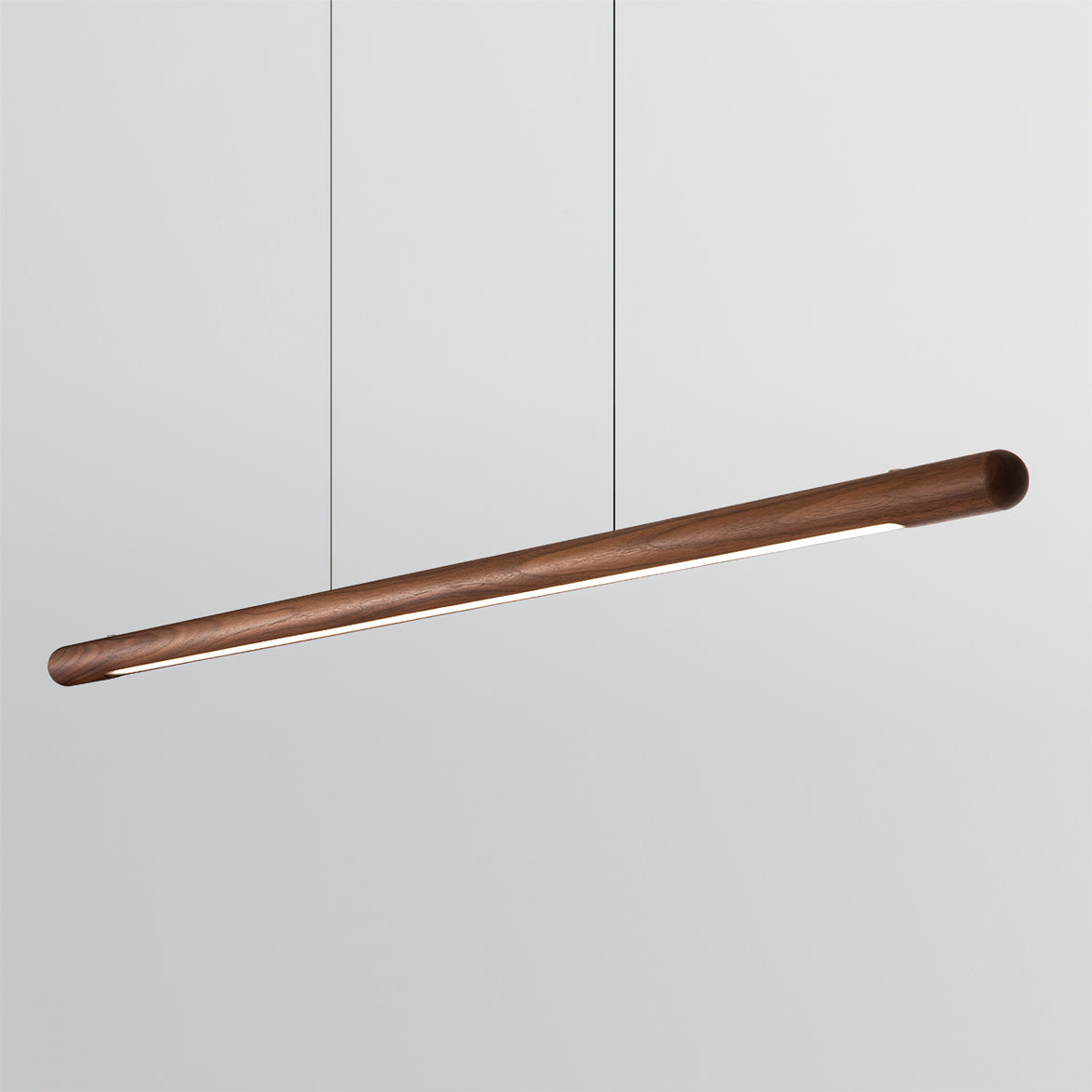 Joist Minimalist Wood Chandelier