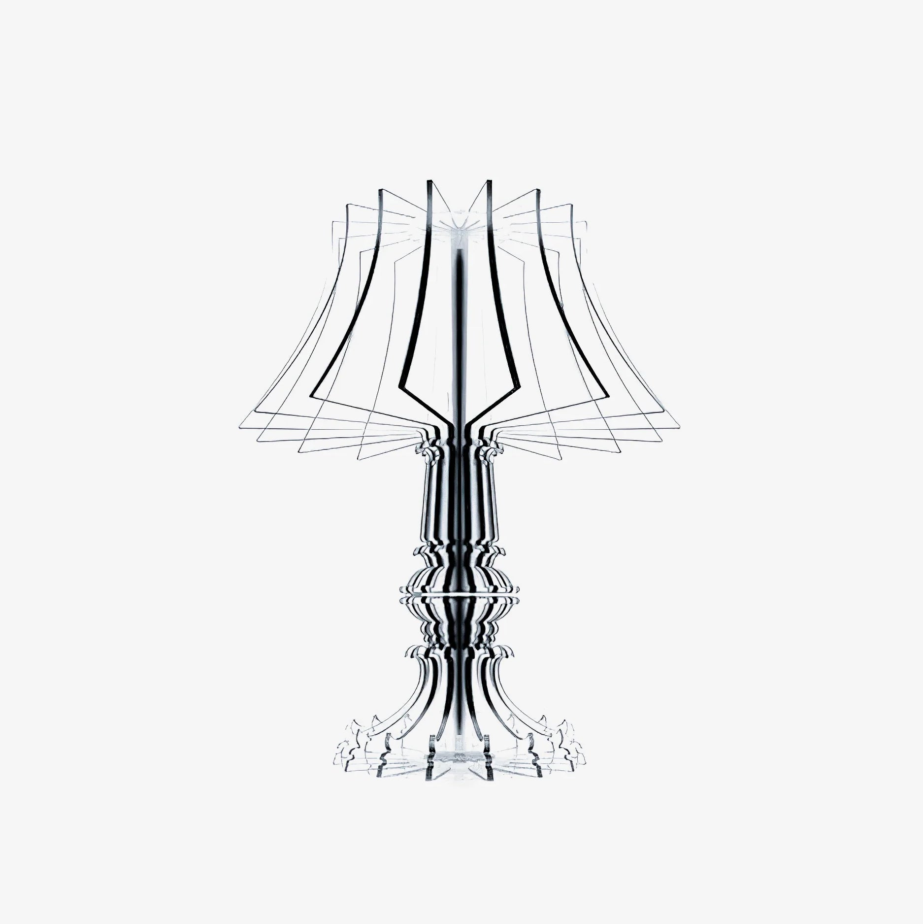 Elmariel Sculptural Acrylic Table Lamp - Blowlighting