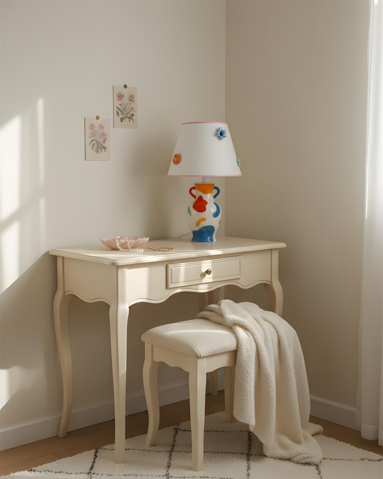 JoyVase Art Deco Ceremics Table Light