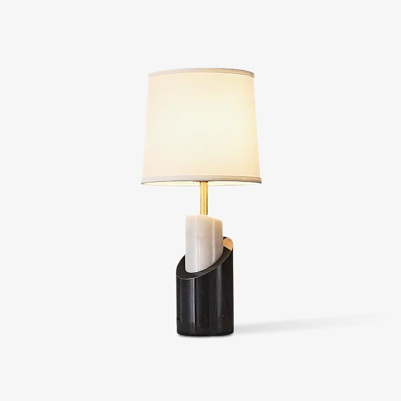 Crest Contemporary Brass Table Lamp - Blowlighting