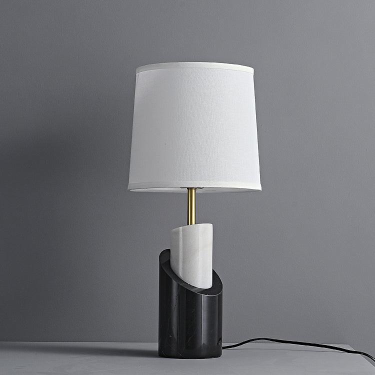 Crest Contemporary Brass Table Lamp - Blowlighting
