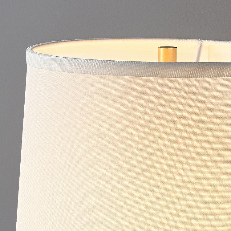 Crest Contemporary Brass Table Lamp - Blowlighting