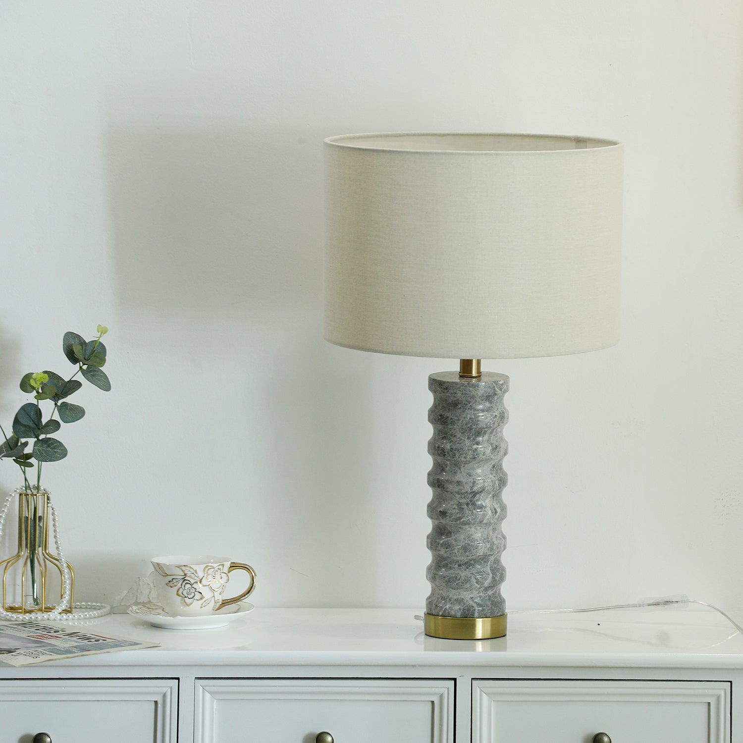 Julienne Marble Table Lamp - Blowlighting
