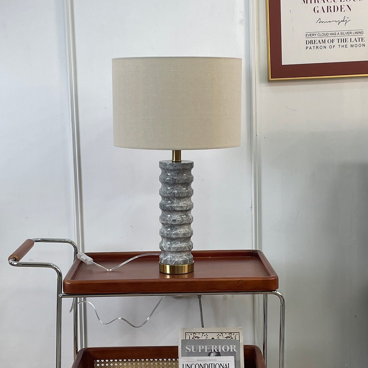 Julienne Marble Table Lamp - Blowlighting