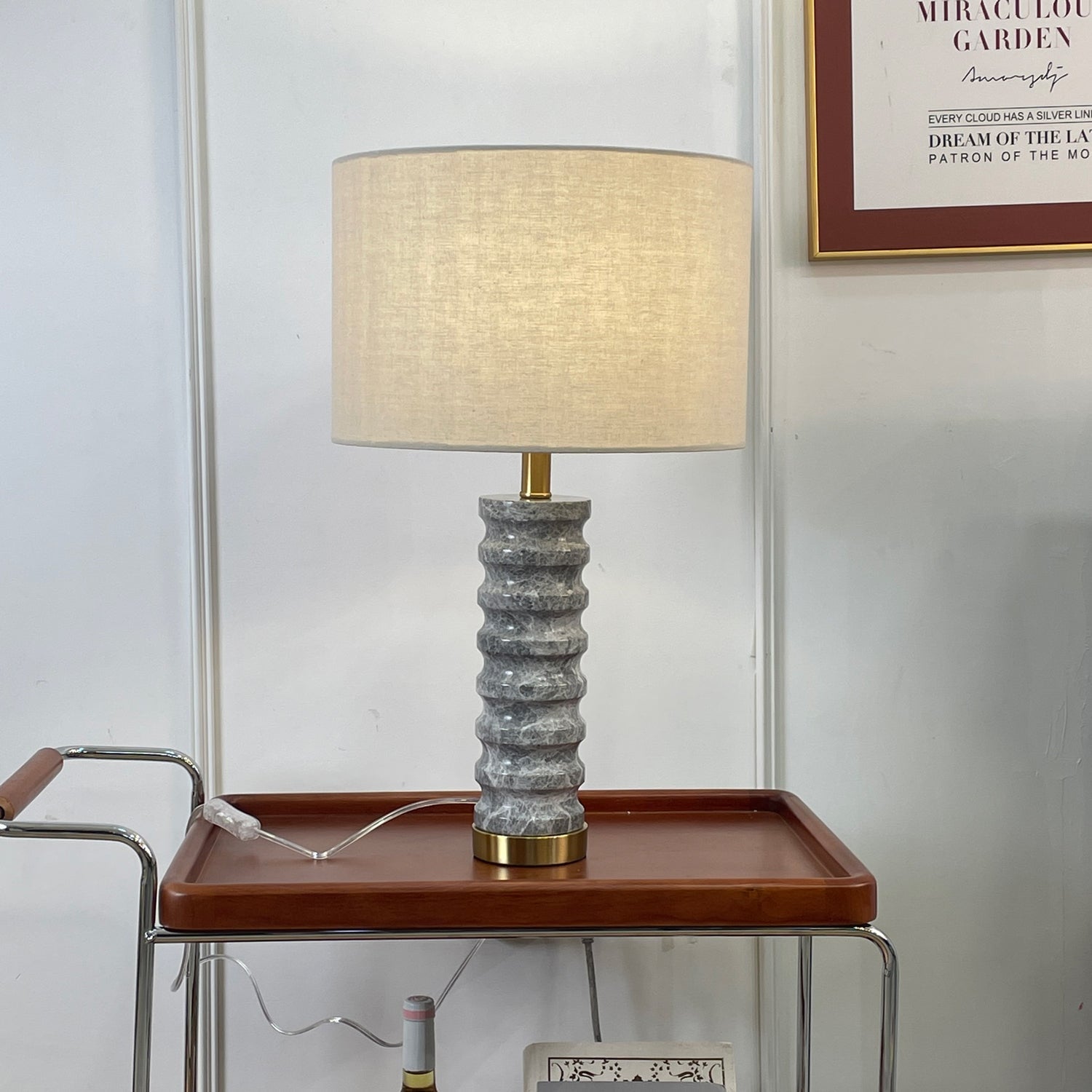 Julienne Marble Table Lamp - Blowlighting