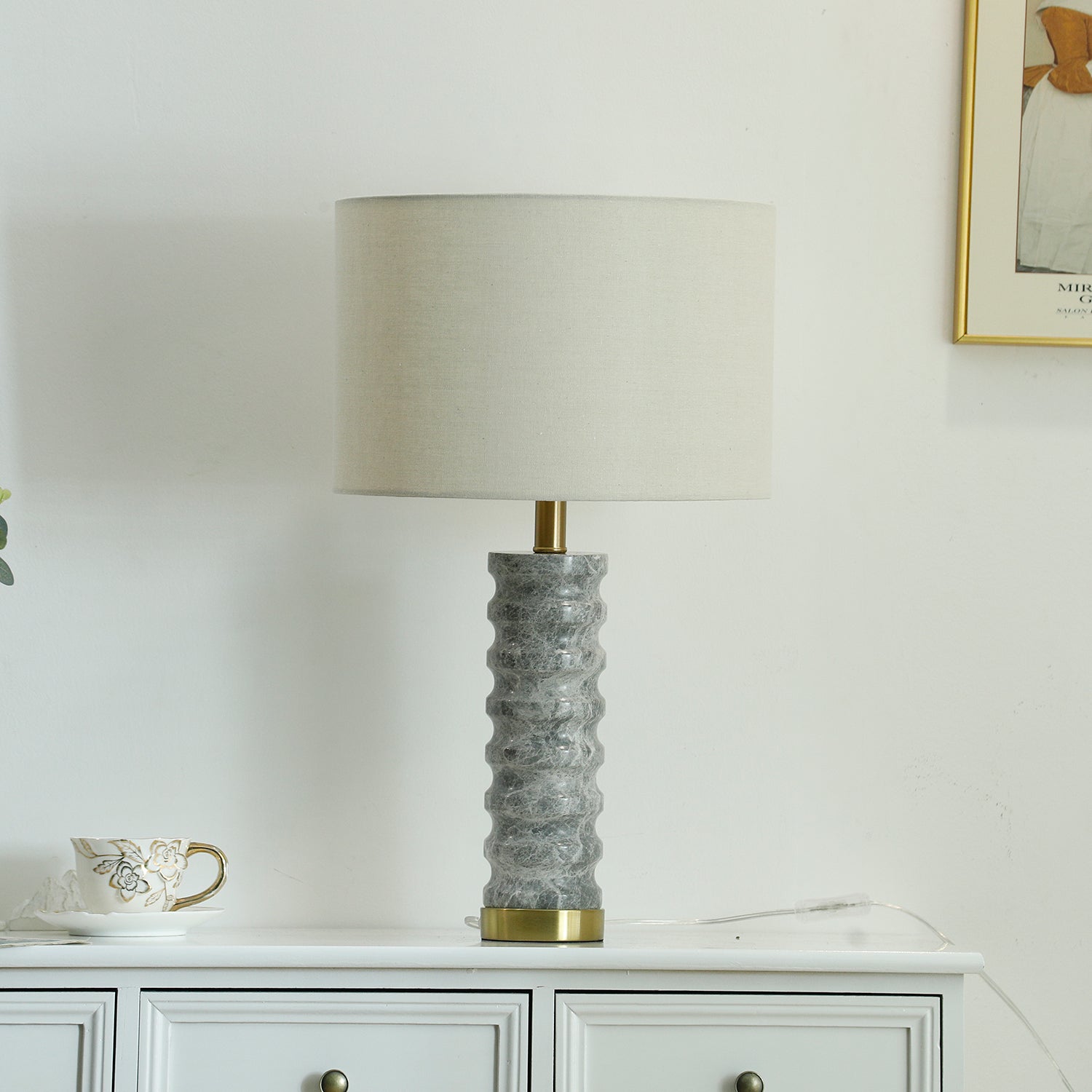 Julienne Marble Table Lamp - Blowlighting