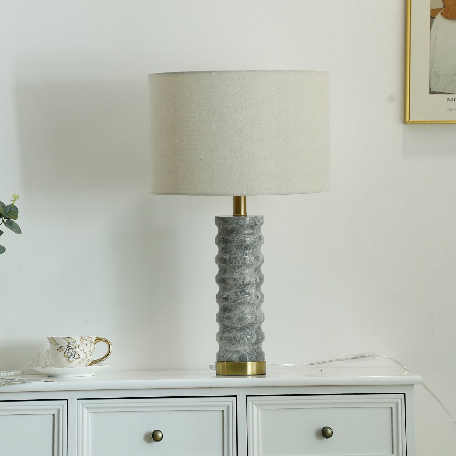 Julienne Marble Table Lamp - Blowlighting