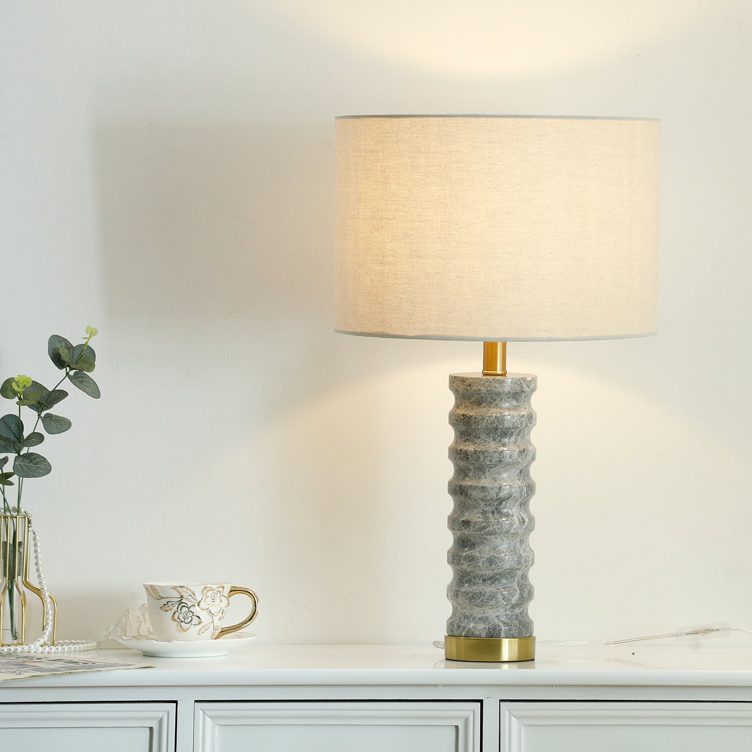 Julienne Marble Table Lamp - Blowlighting