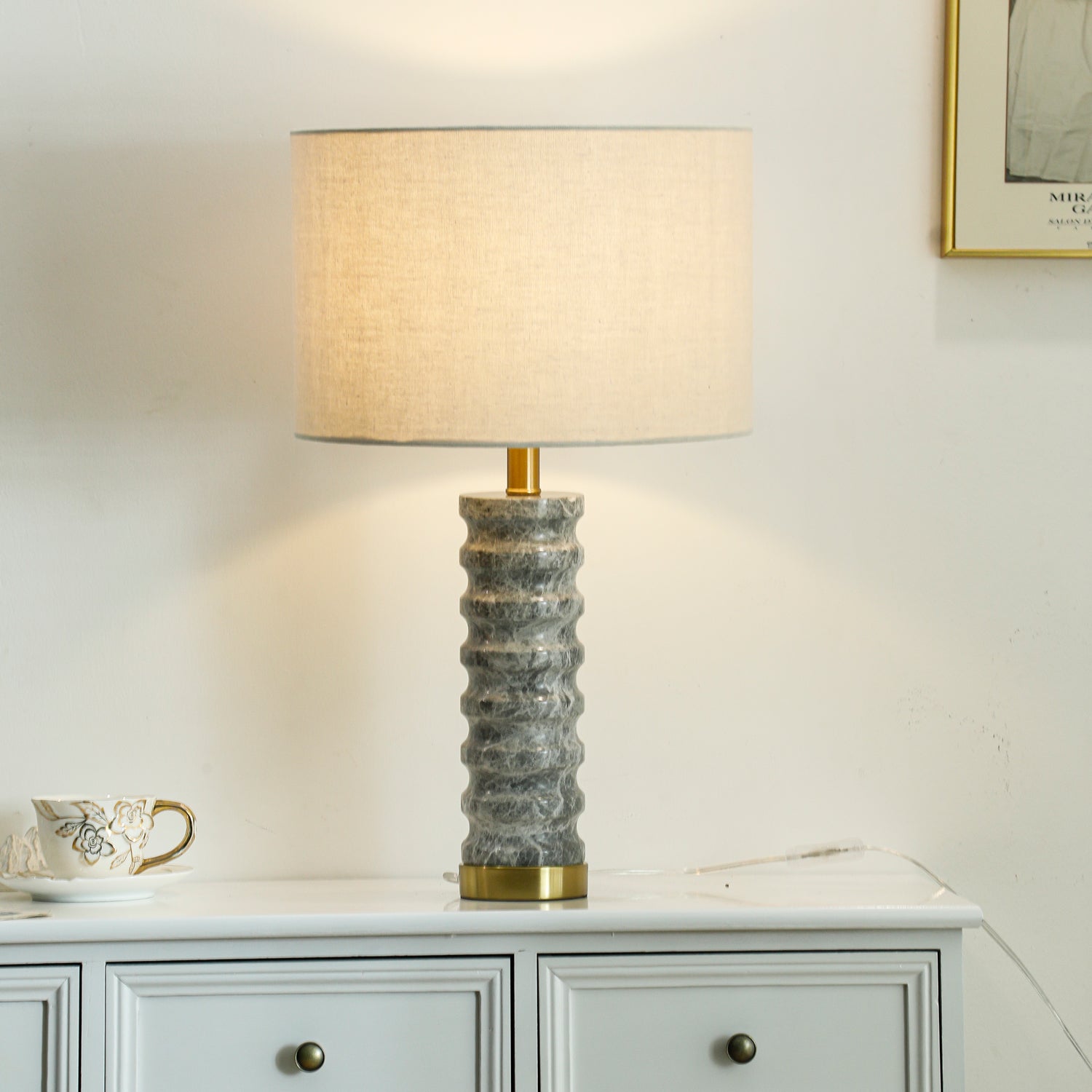 Julienne Marble Table Lamp - Blowlighting