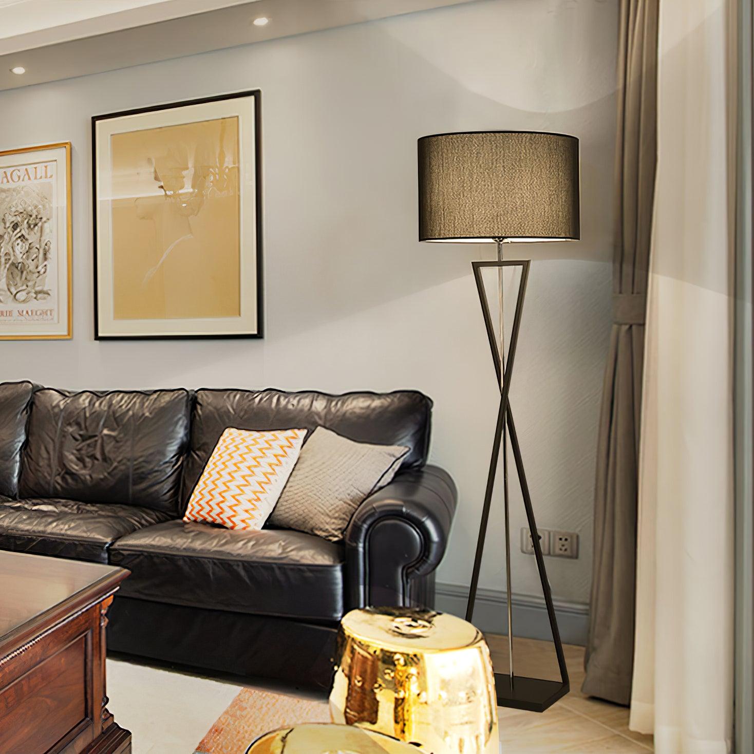 Kaden Black Floor Lamp - Blowlighting