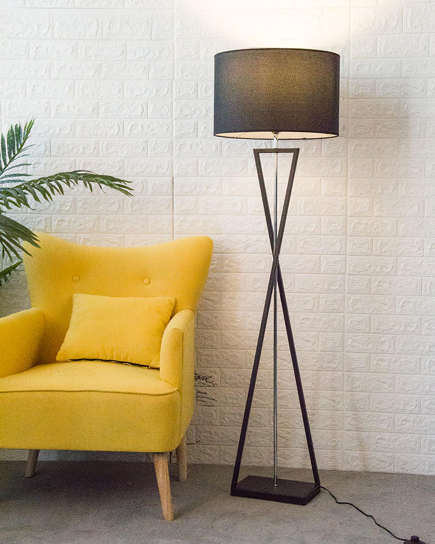 Kaden Black Floor Lamp - Blowlighting