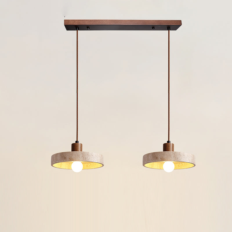 Kairi Wabi-Sabi Travertine Pendant Light