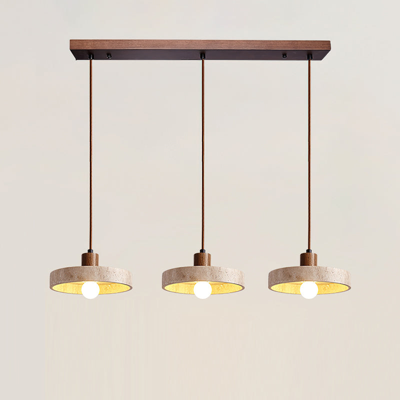 Kairi Wabi-Sabi Travertine Pendant Light
