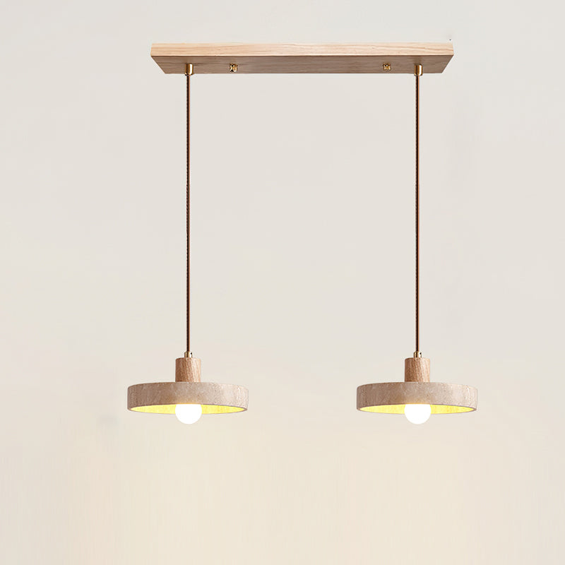 Kairi Wabi-Sabi Travertine Pendant Light