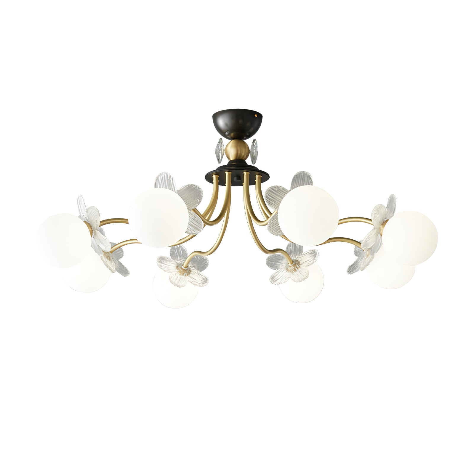 Blossom Flower Glass Chandelier - Blowlighting