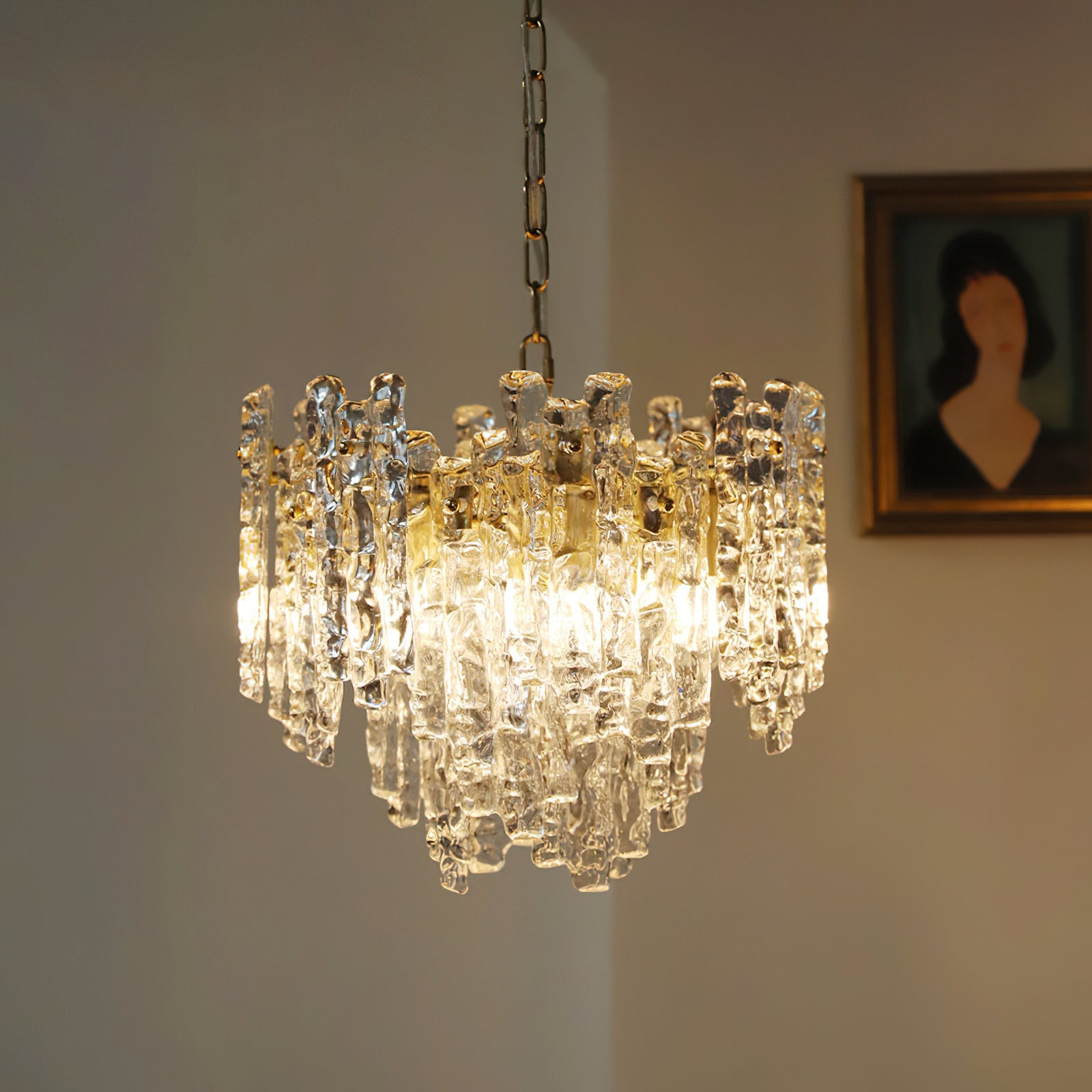 Kalmar Vintage Glass Pendant Light