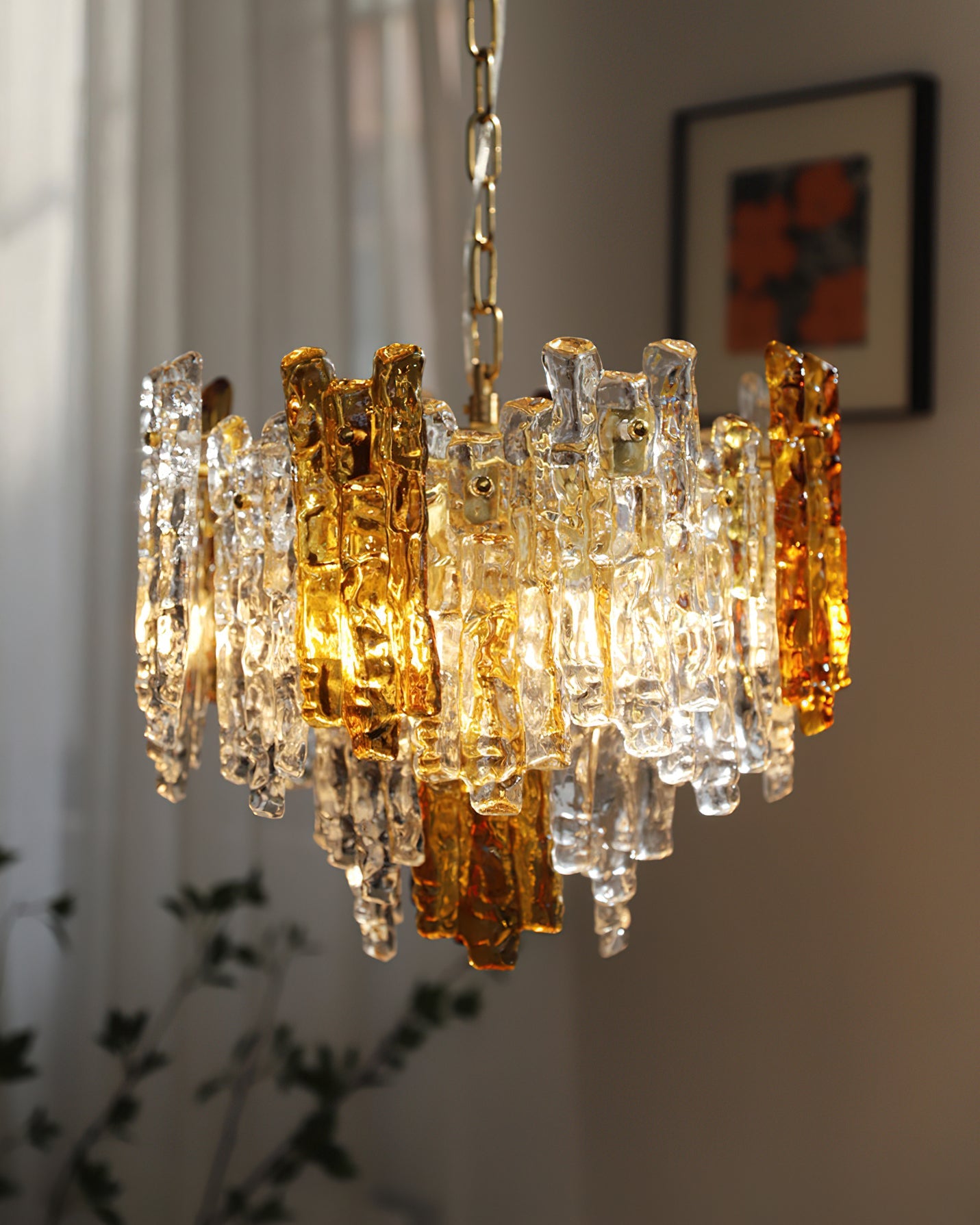 Kalmar Vintage Glass Pendant Light