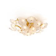 Kamal Floral Glass Ceiling Light