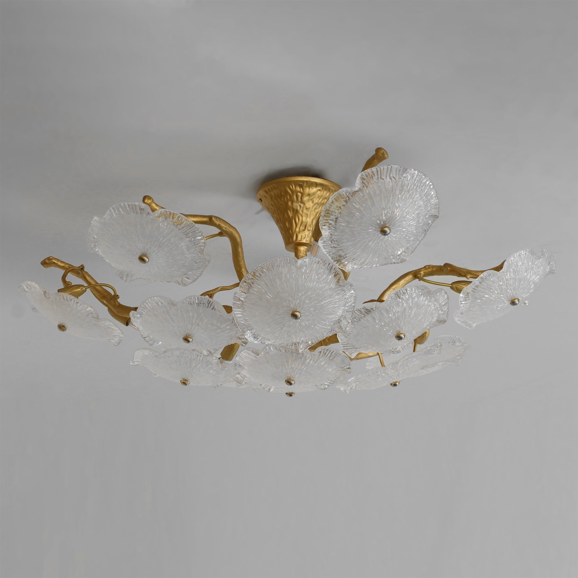 Kamal Floral Glass Ceiling Light