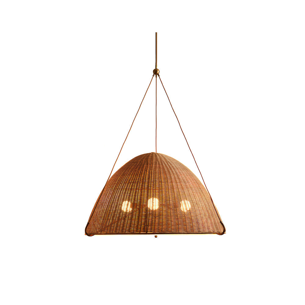 Kash Natural Rattan Pendant Light
