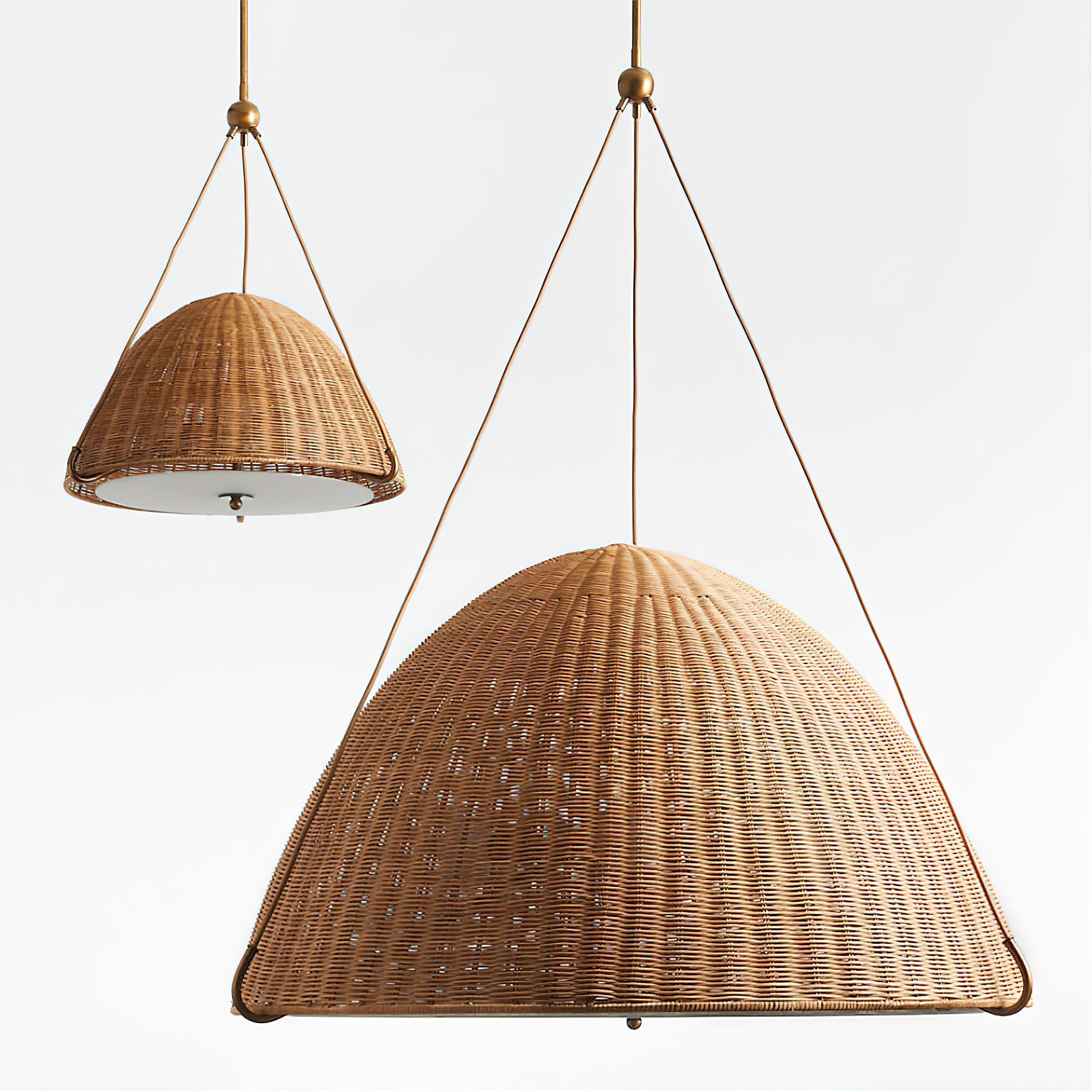 Kash Natural Rattan Pendant Light