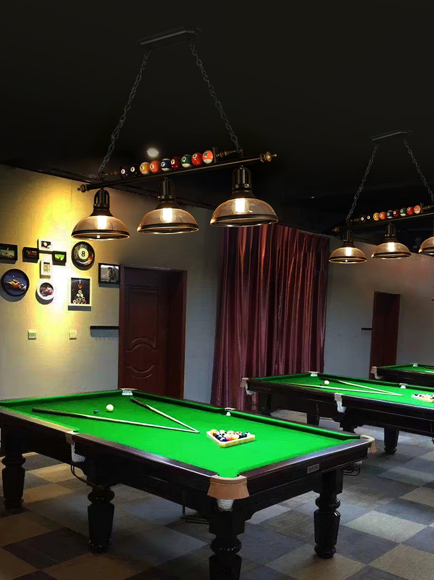 Kasha Billiard Chandelier - Blowlighting