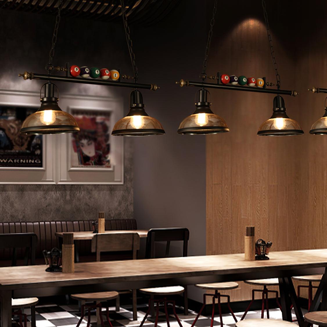 Kasha Billiard Chandelier - Blowlighting