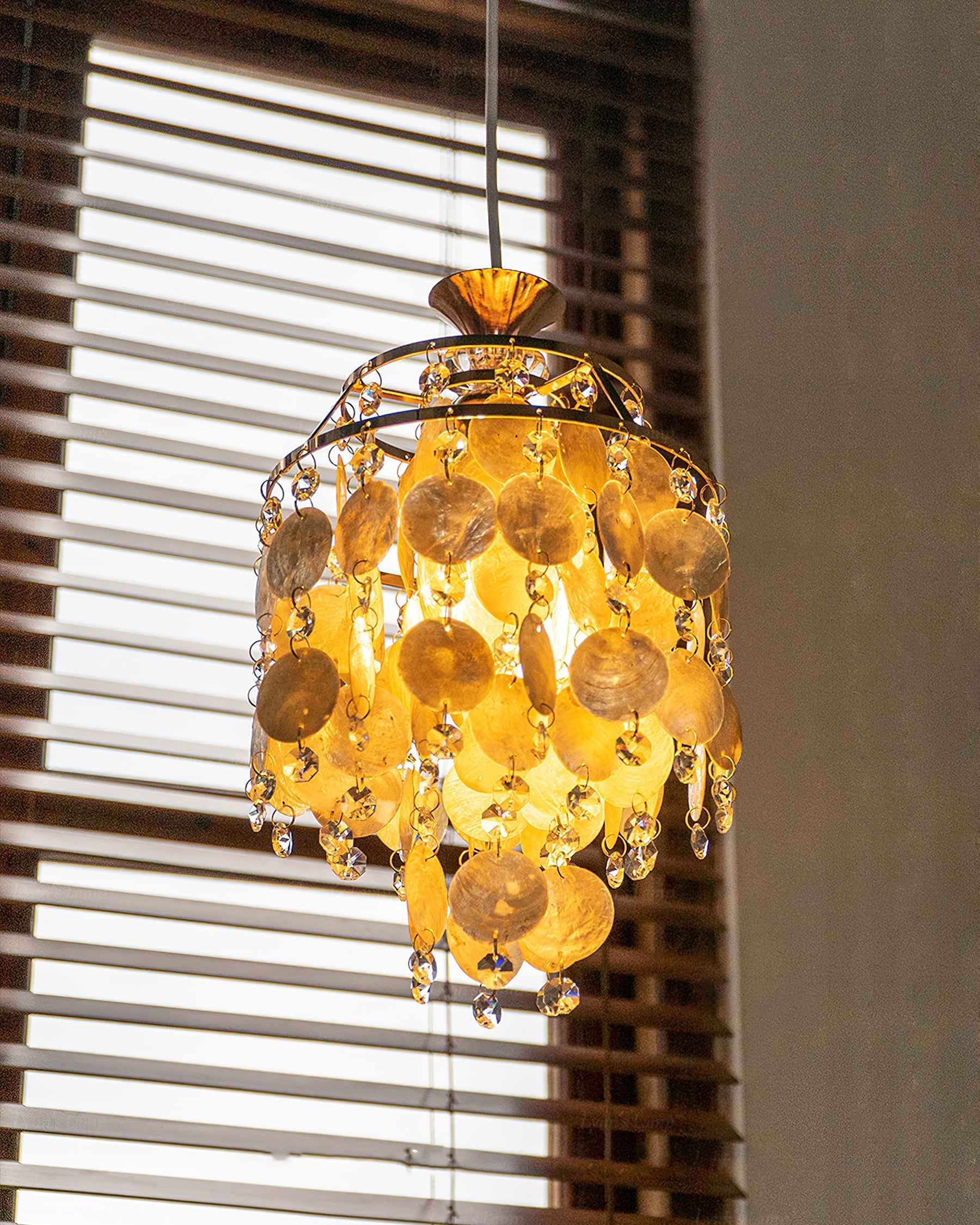 Katinka Art Deco Crystal Pendant Light