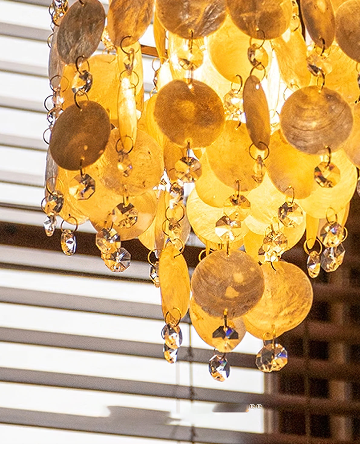 Katinka Art Deco Crystal Pendant Light