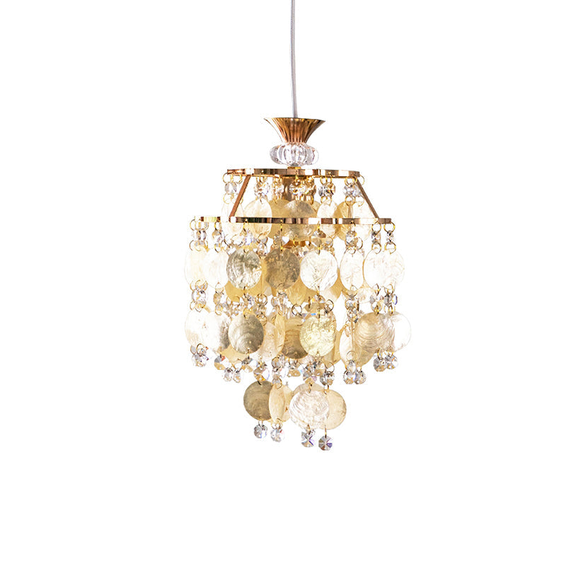 Katinka Art Deco Crystal Pendant Light