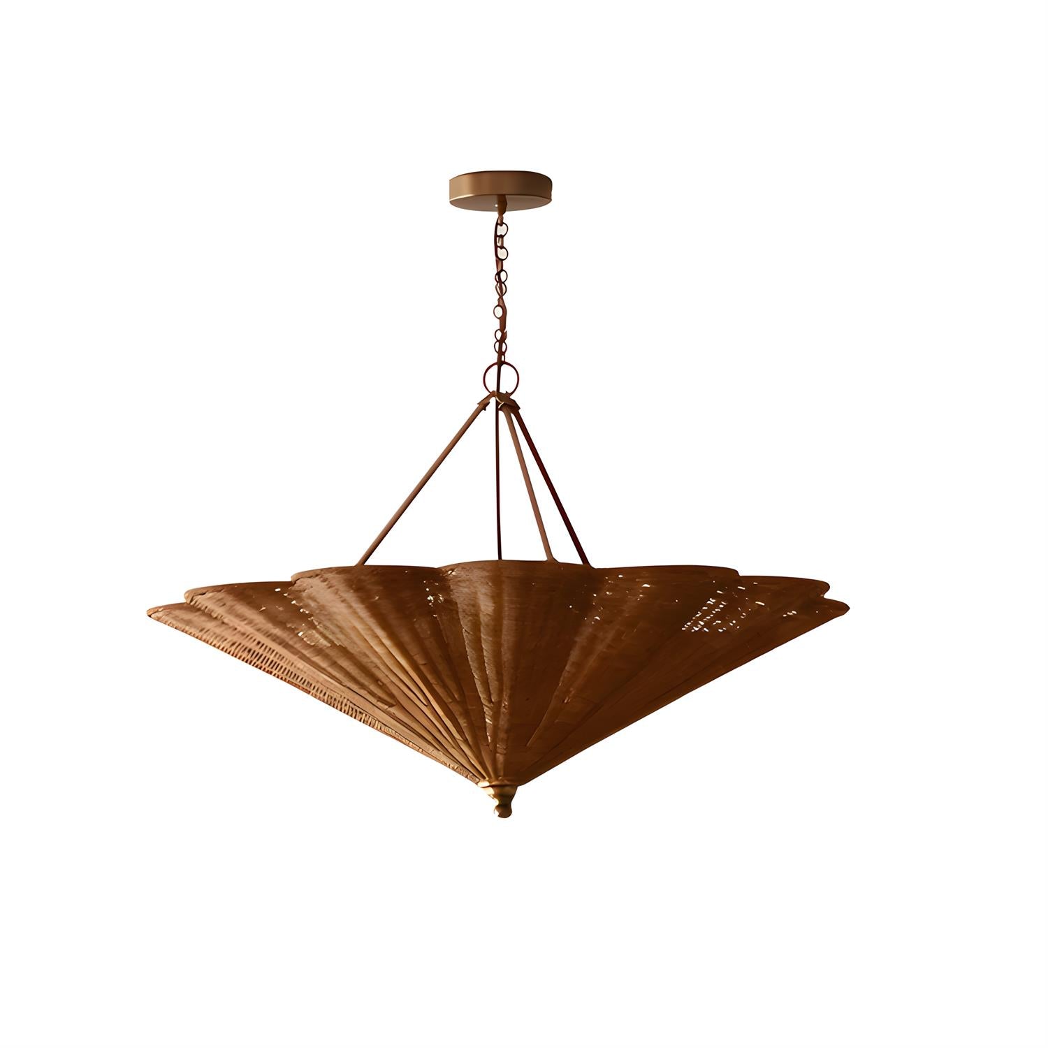 Umbralla Elegant Rattan Chandelier