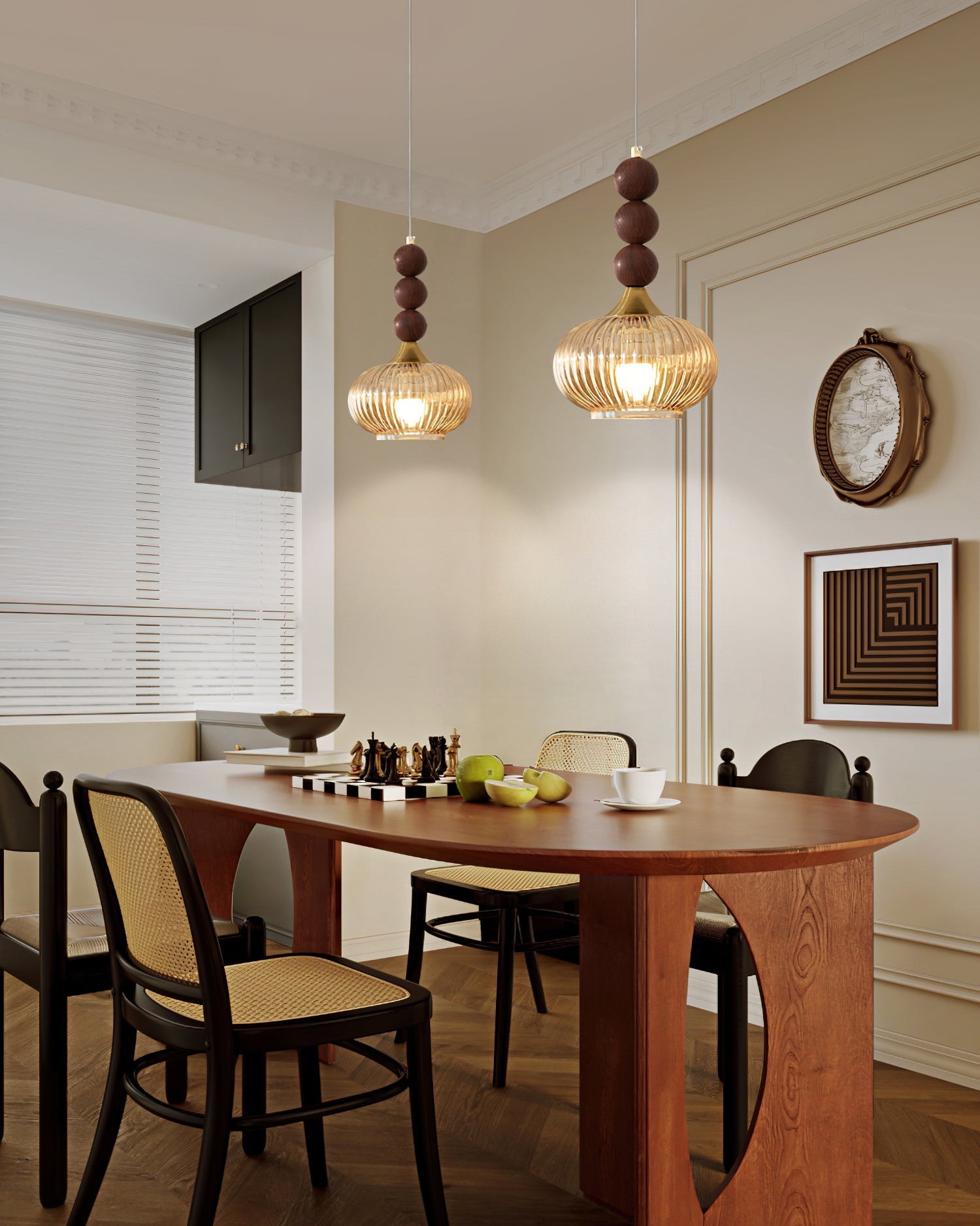 Kaydan Modern Glass Pendant Light