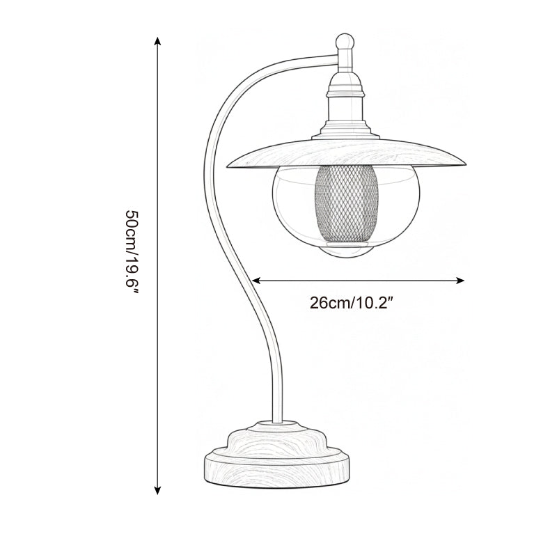Keeper Modern Glass Table Light