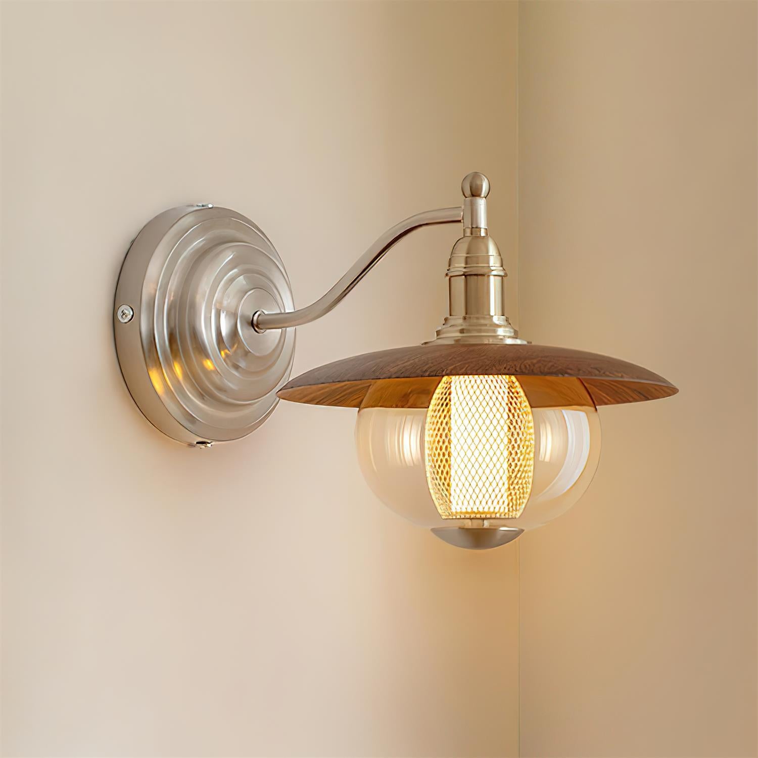 Keeper Modern Glass Wall Light