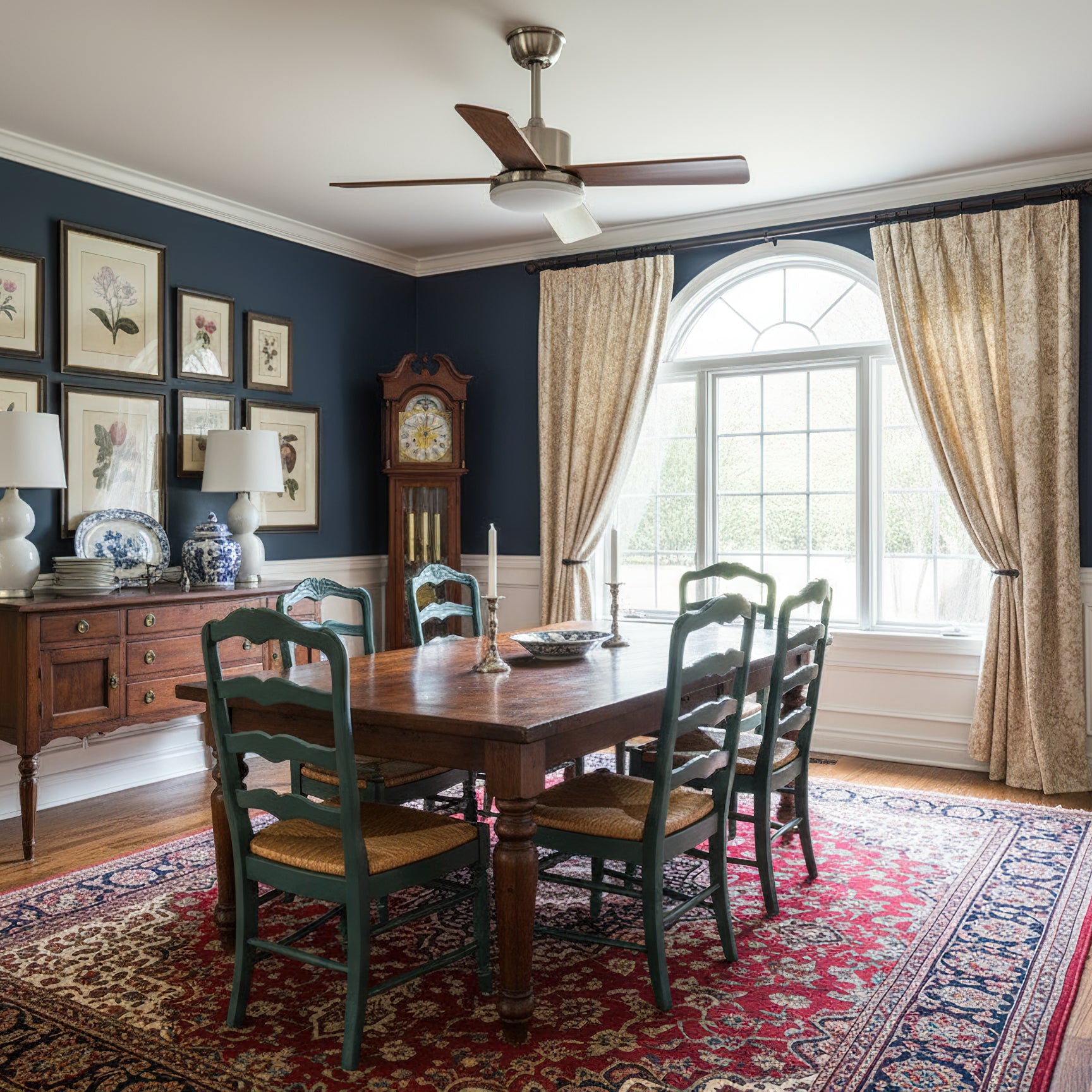 Kendal Modern Wood Ceiling Fan Light